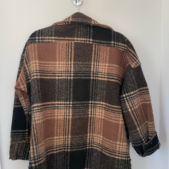Plaid coat - Picture 5 of 7